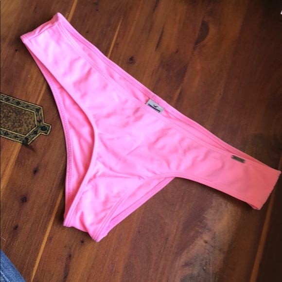 Hollister Swim Hollister Pink Bikini Bottoms Poshmark